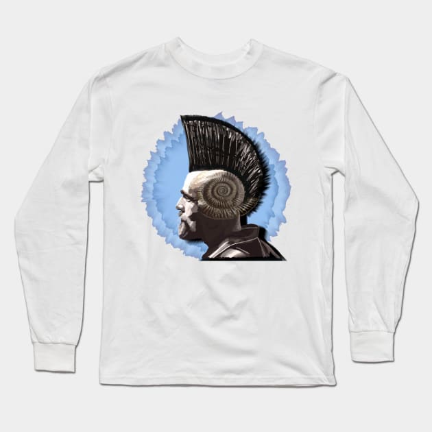 Shell Head - Mohawk hippy - USA Long Sleeve T-Shirt by SmerkinGherkin